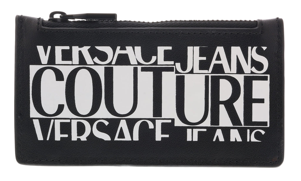 Versace Jeans Couture Black/White Zippered Cardholder