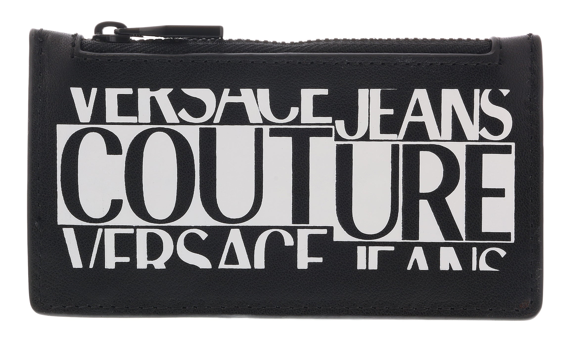 Versace Jeans Couture Black/White Zippered Cardholder