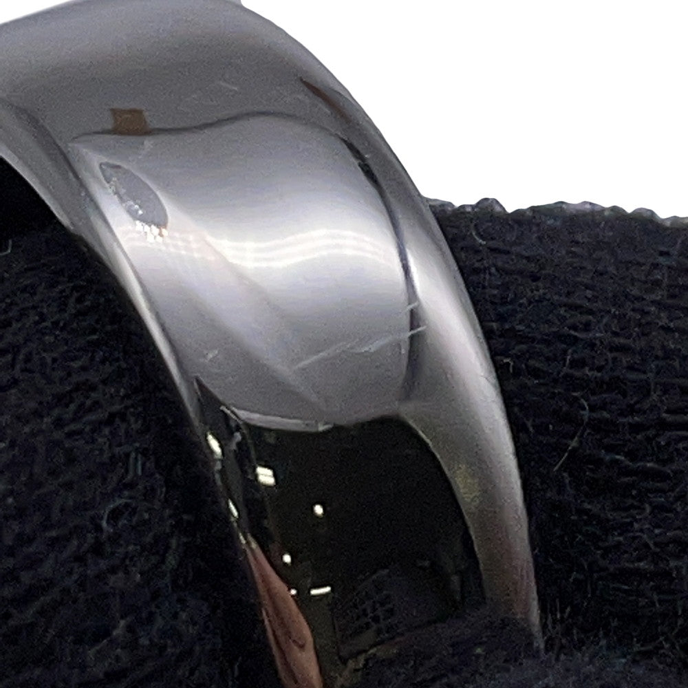 HERMES Etrier Ring Size 64 Blue RunH100060FJ0360 Metal