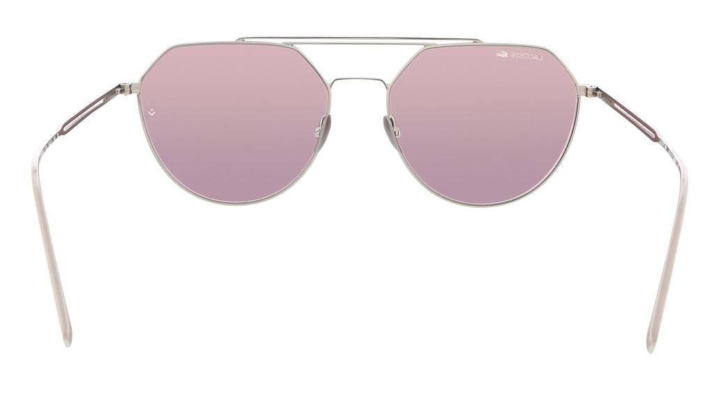 Lacoste Matte Gunmetal Round L220SPC 41568 Sunglasses