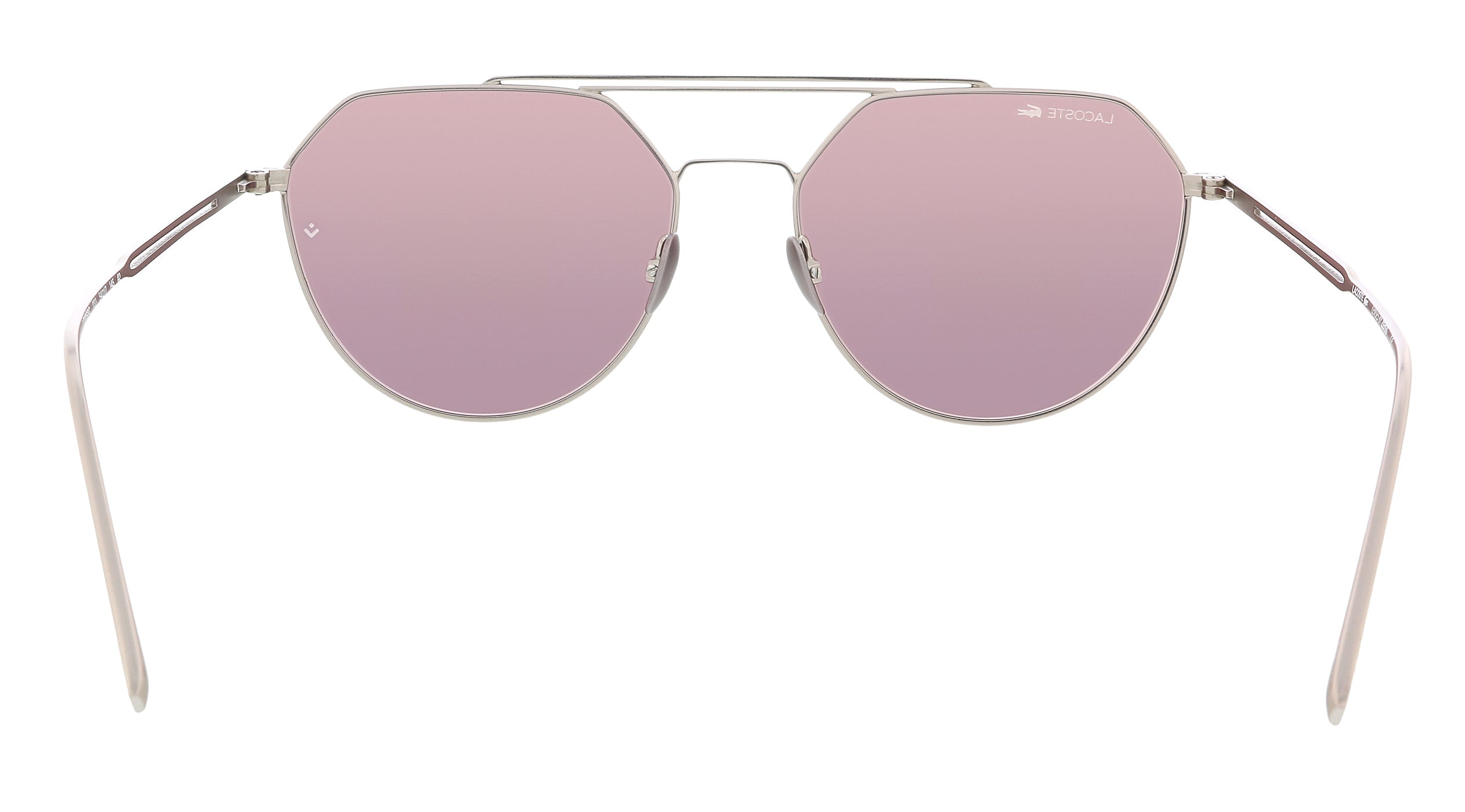 Lacoste Matte Gunmetal Round L220SPC 41568 Sunglasses