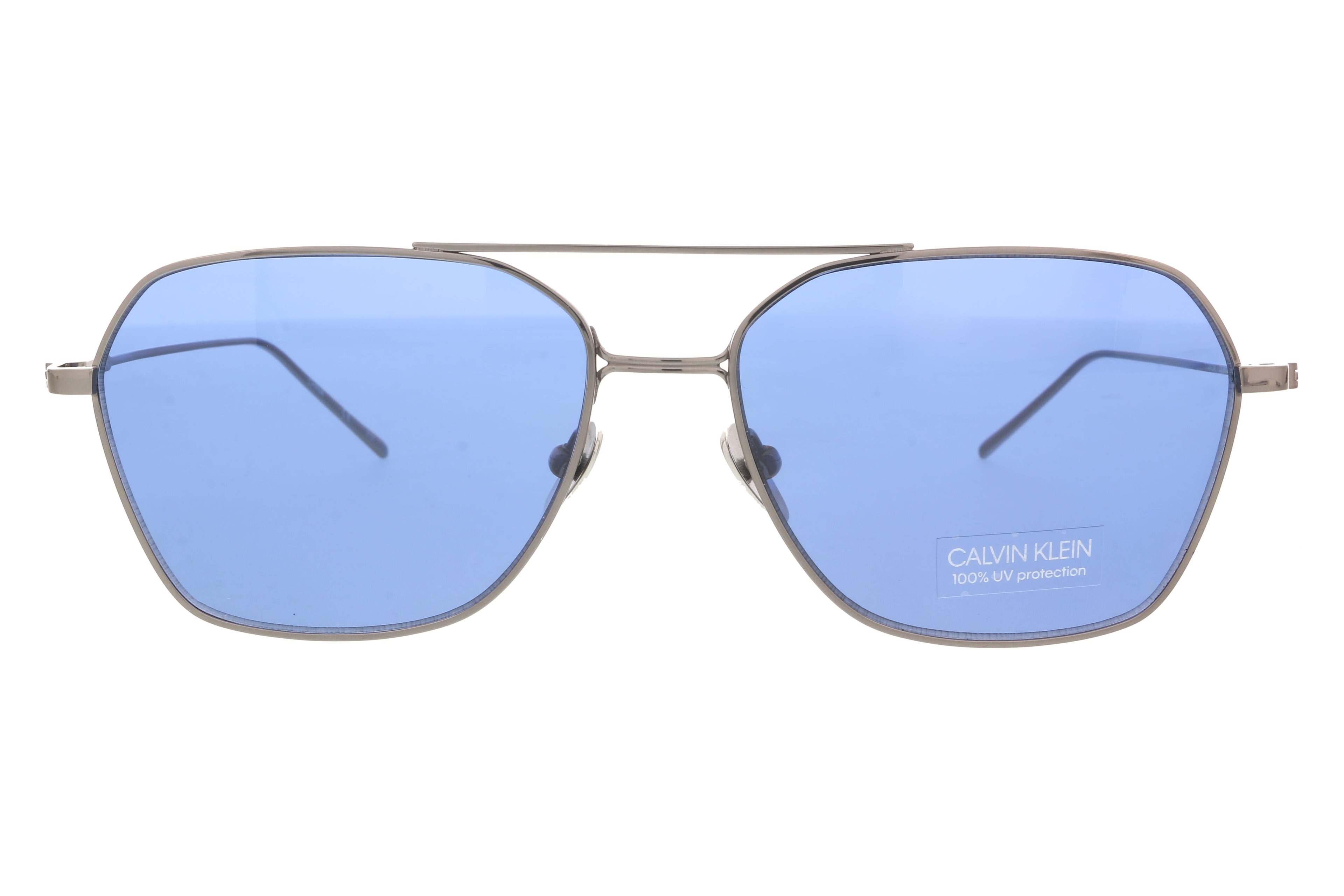 Calvin Klein Dark Gunmetal Square CK18112S 39174 Sunglasses