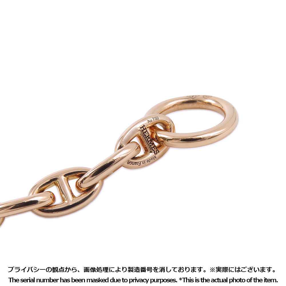 HERMES Chaine d'Ancre Bracelet 26 frames Size TPM 18K Pink Gold