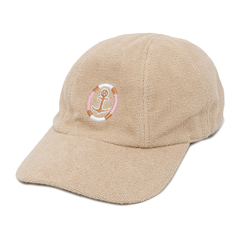 HERMES Cap Davis Yacht Size L Sable Cotton100%