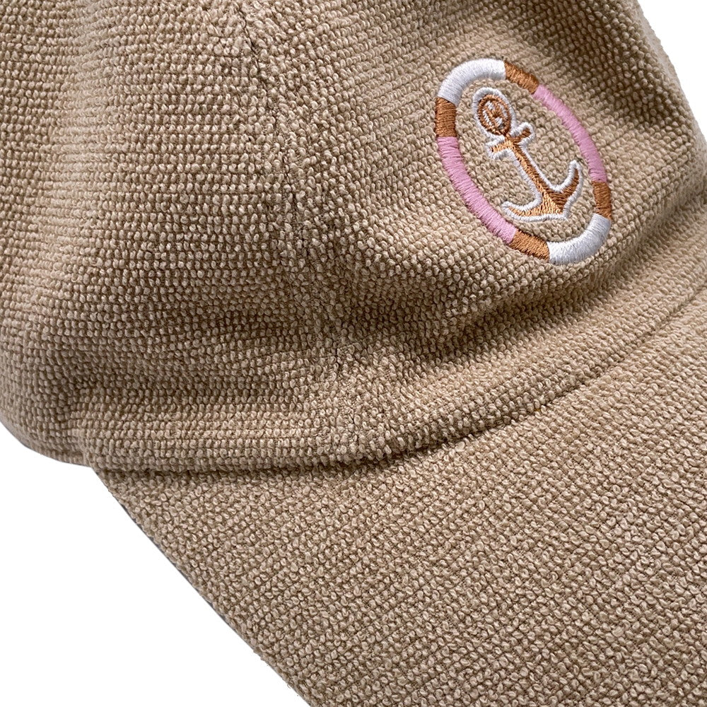 HERMES Cap Davis Yacht Size L Sable Cotton100%