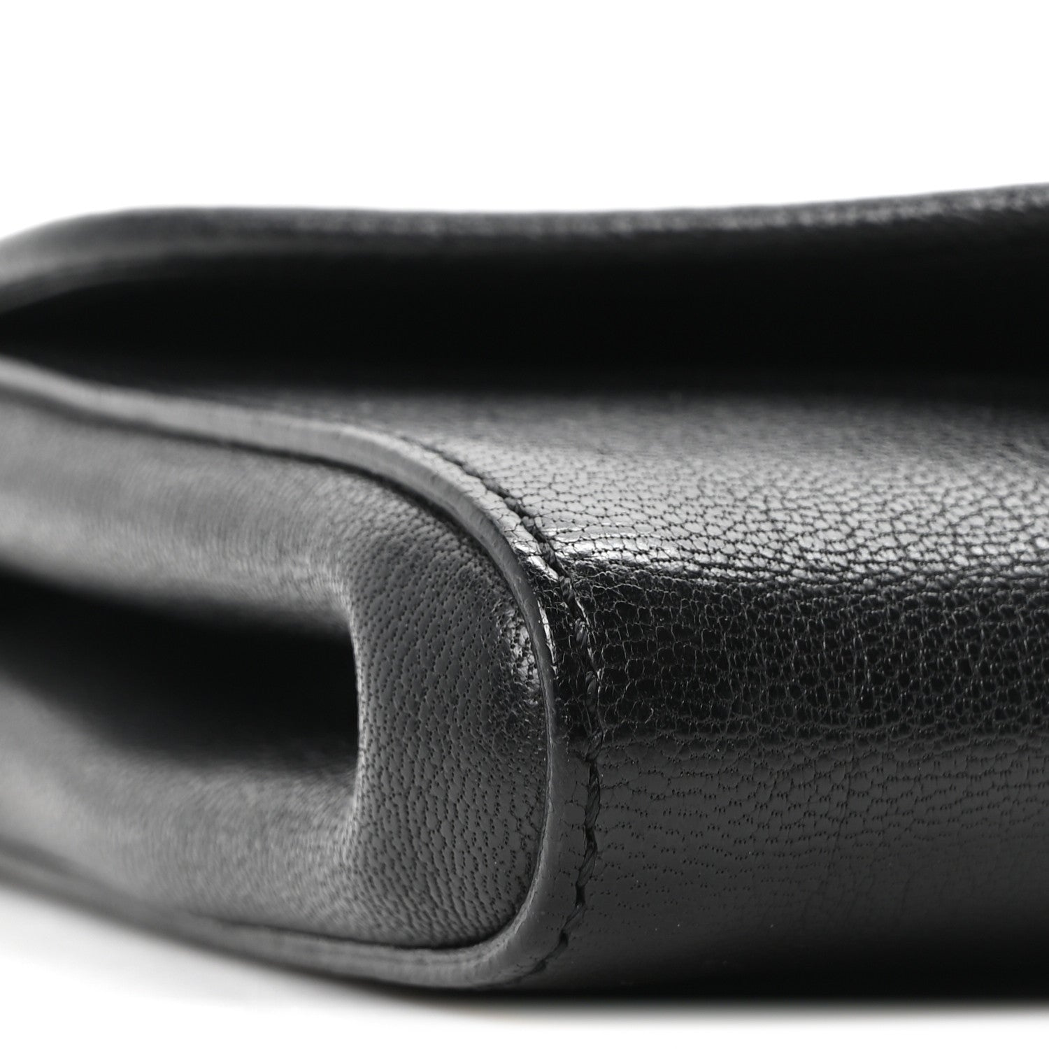 Sugar Goatskin Obsedia Chain Shoulder Bag Black