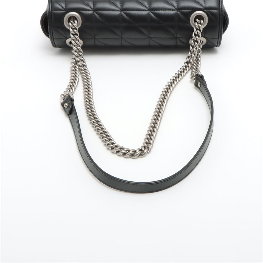 Gucci Black GG Marmont Small Shoulder Bag [Clearance Sale]