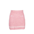 Chanel Size 38 22P Knit Skirt Viscose/Cotton/Polyamide Light Pink