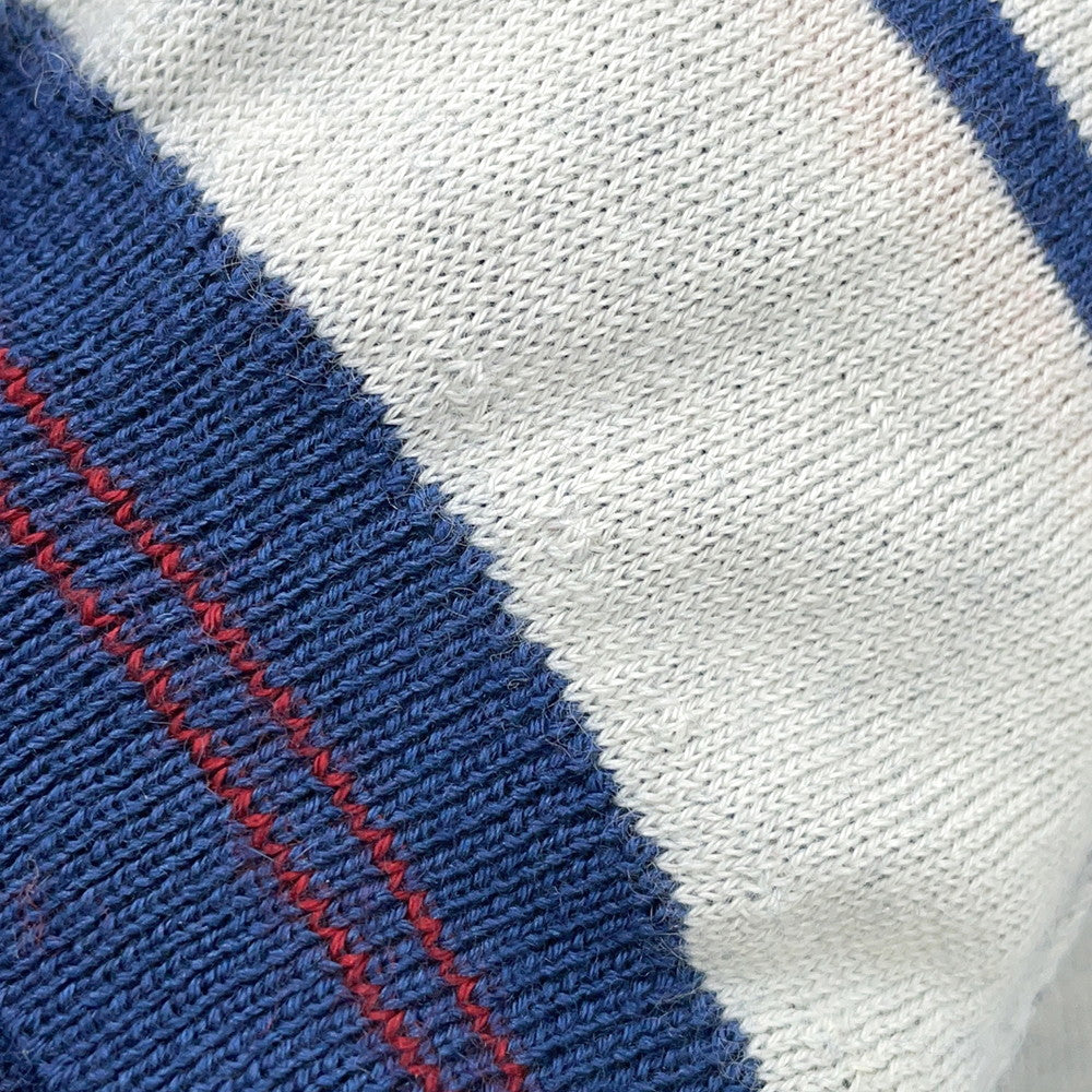 HERMES Kanoe H Short Sleeve Knit Size 34 Blue Cashmere48% Silk48% Nylon3%Polyurethane1%