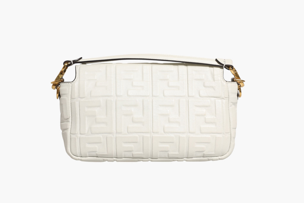 Fendi FF Embossed Women'suette Nappa Leather Women's Bag ( )