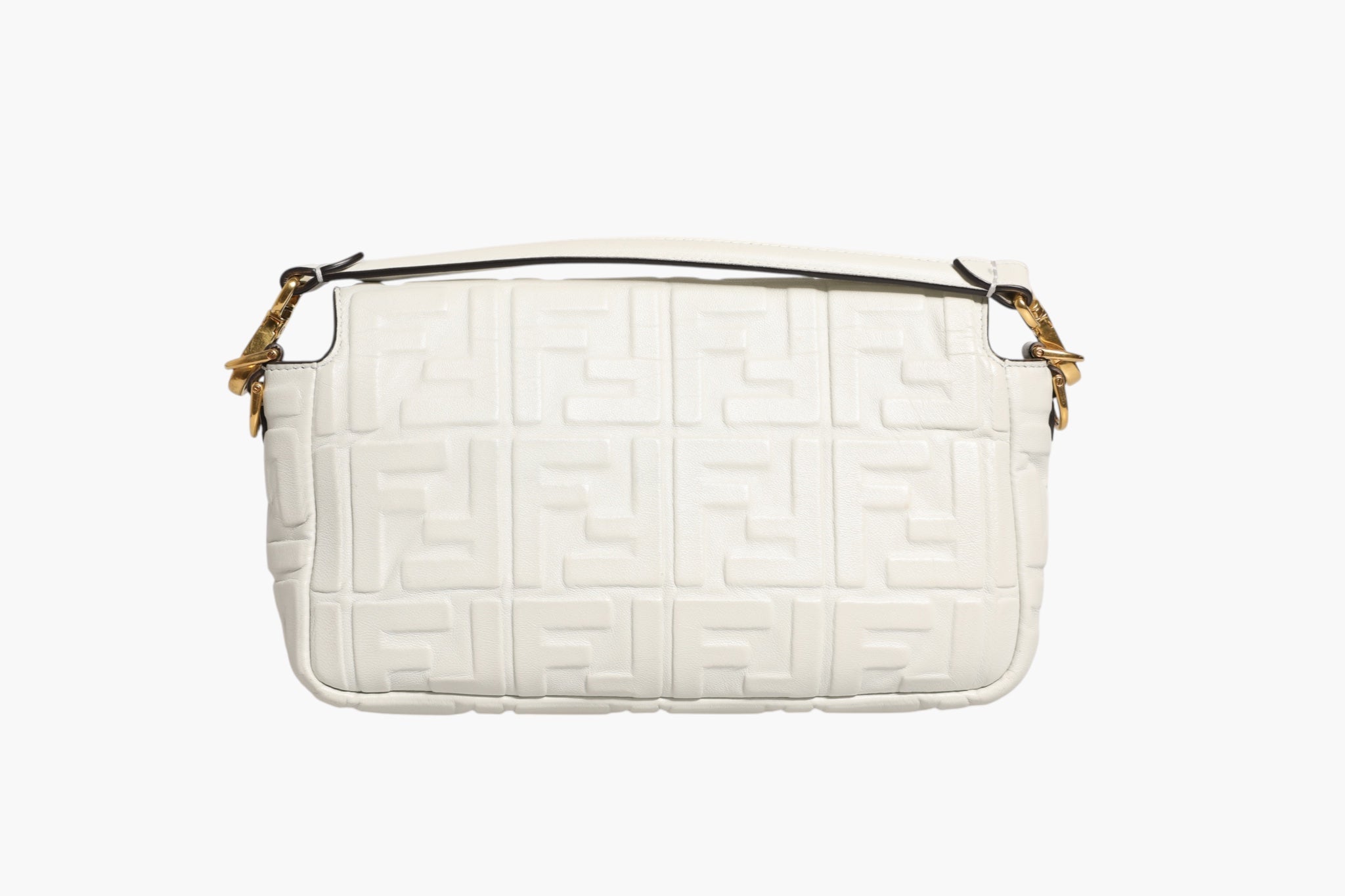 Fendi FF Embossed Women'suette Nappa Leather Women's Bag ( )