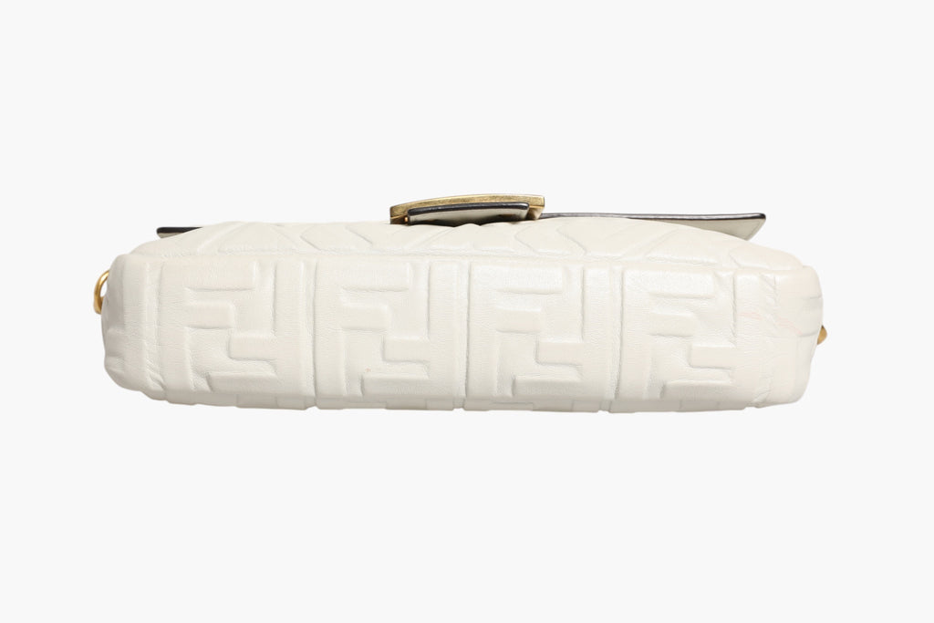 Fendi FF Embossed Women'suette Nappa Leather Women's Bag ( )