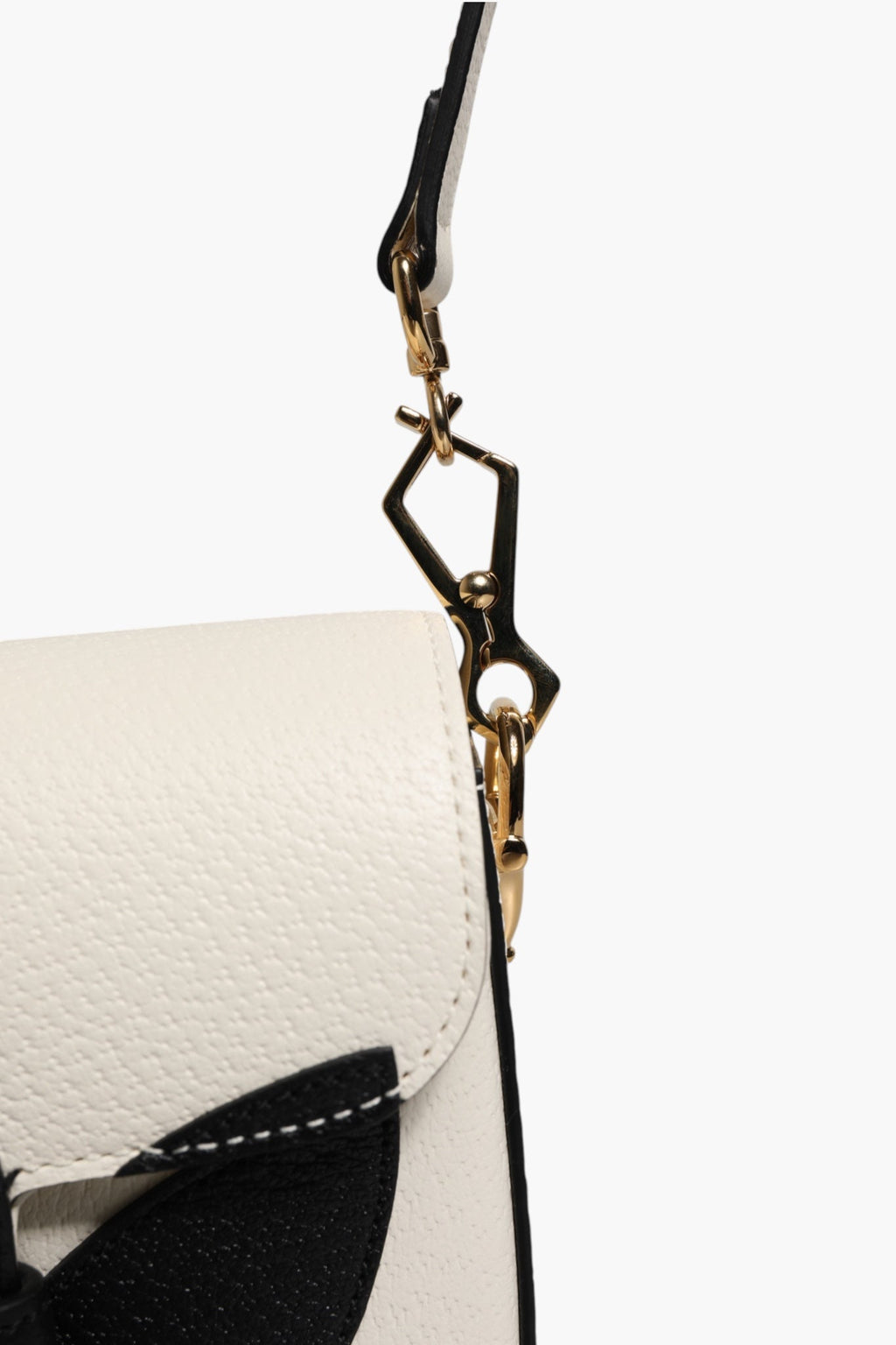 Gucci Gucci x Adidas Horsebit 1955 White Black Calfskin Leather Shoulder Women's Bag ( )