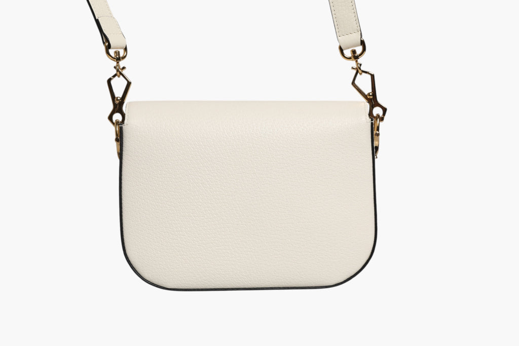 Gucci Gucci x Adidas Horsebit 1955 White Black Calfskin Leather Shoulder Women's Bag ( )