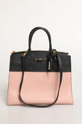 Louis Vuitton Pink and Black Leather City Steamer Leather Women's Handbag ( )