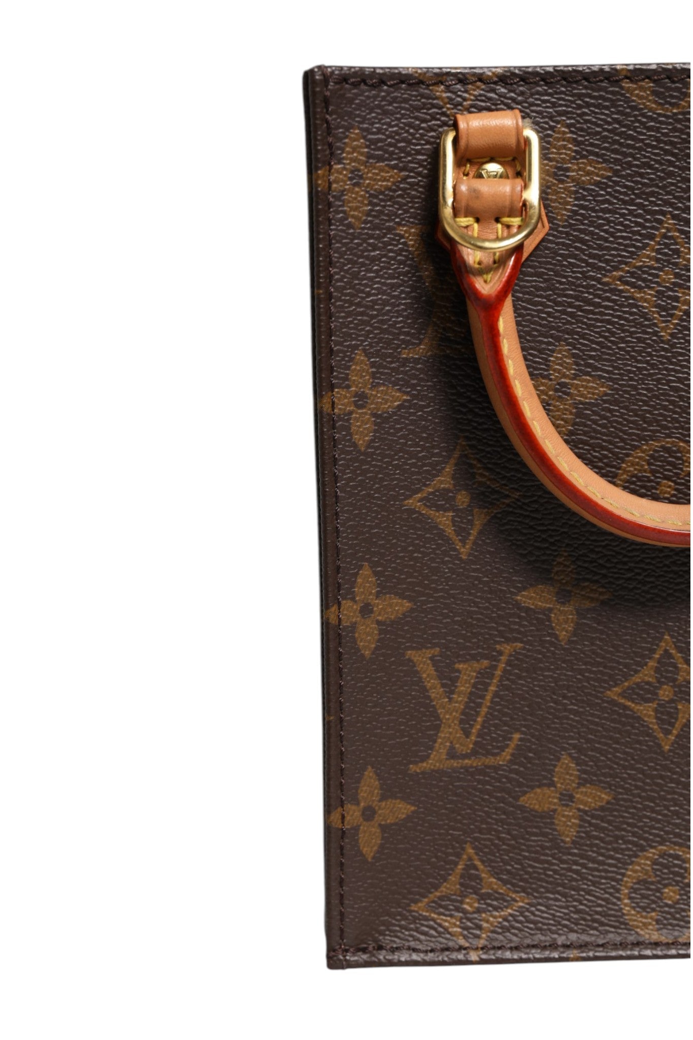 Louis Vuitton Monogram Canvas Petit Sac Plat Women's Bag ( )
