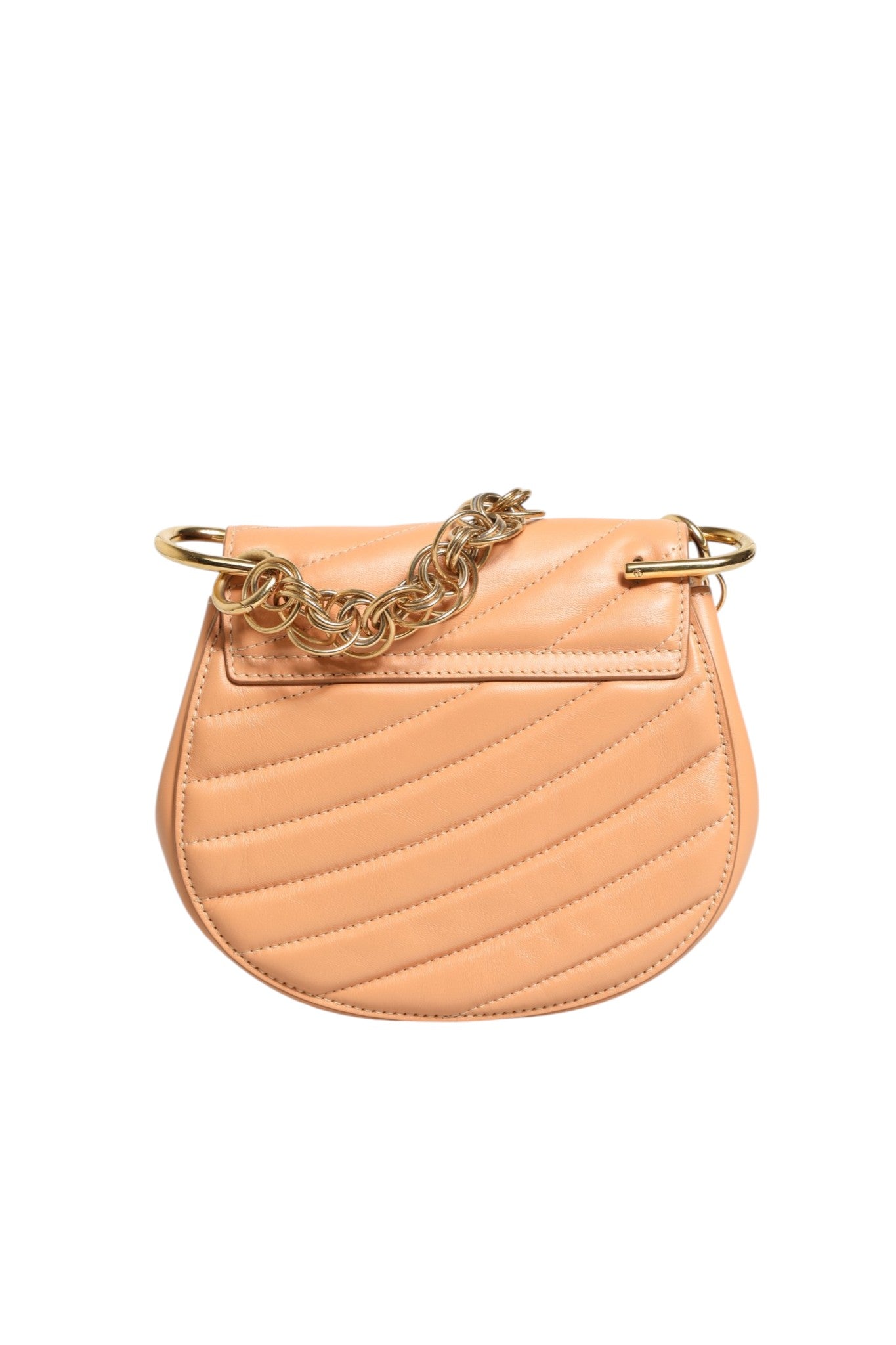 Chloé Quilted Calfskin Leather Drew Bijou Shoulder Women's Bag ( )