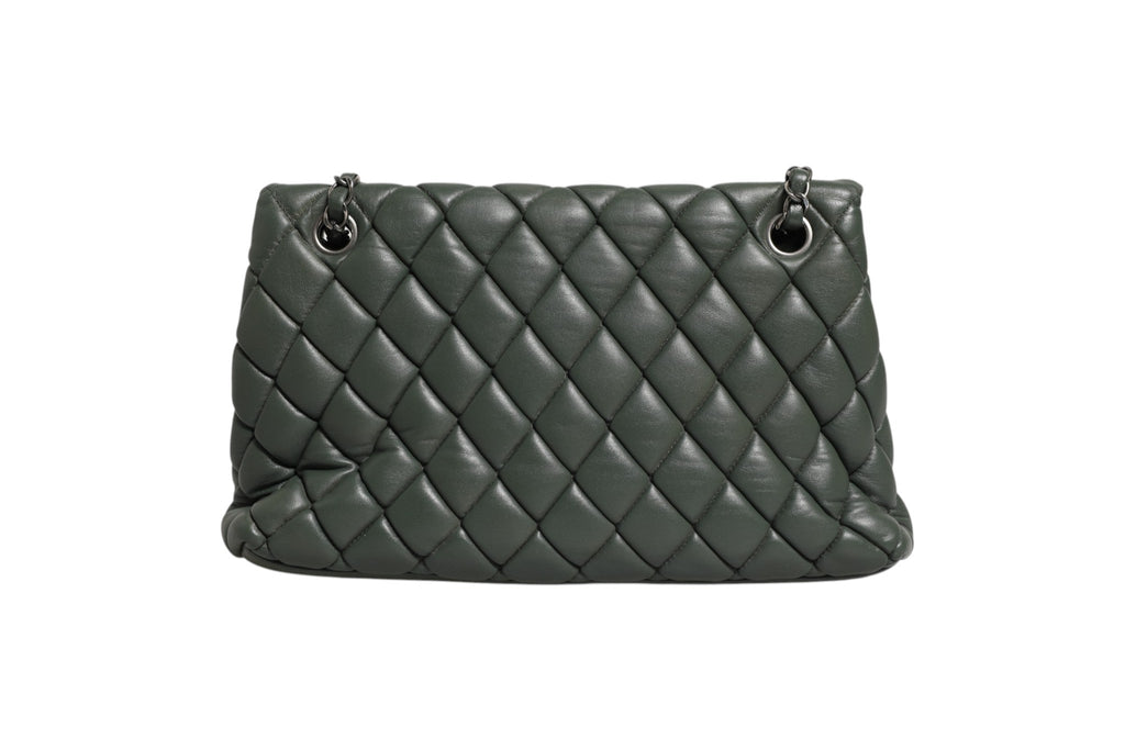 Chanel Quilted Lambskin Leather New Bubble Flap Women's Bag ( )