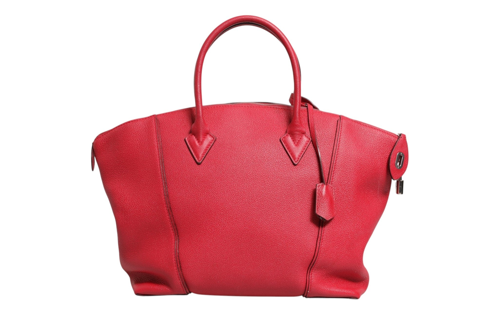 Louis Vuitton Griotte Taurillon Leather Soft Lockit MM Crossbody Women's Bag ( )