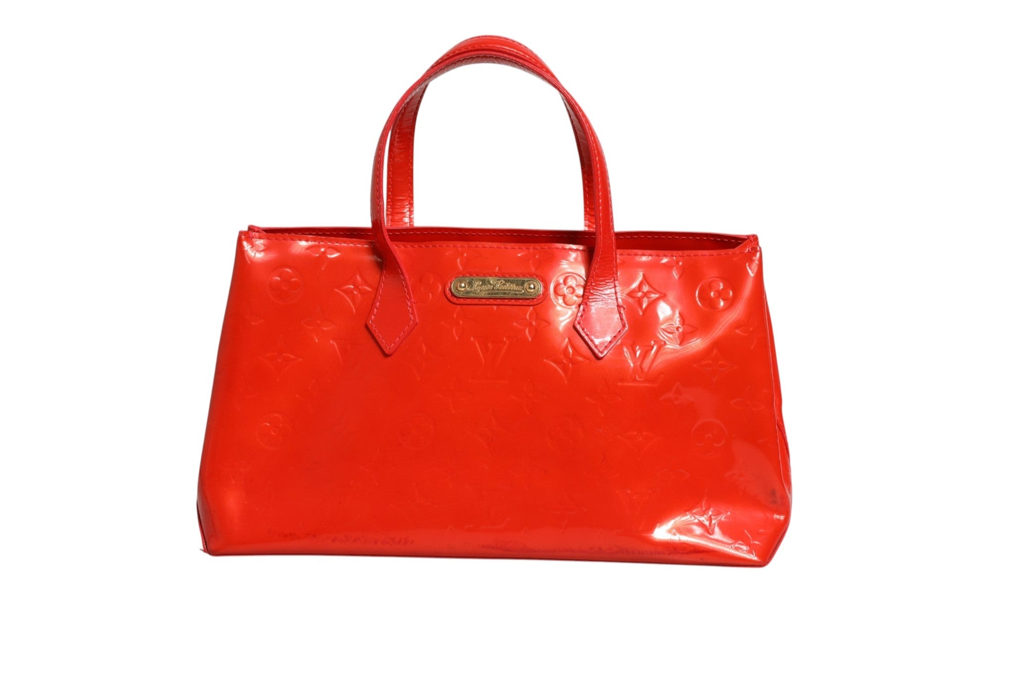 Louis Vuitton Red Monogram Vernis Wilshire Women's PM ( )