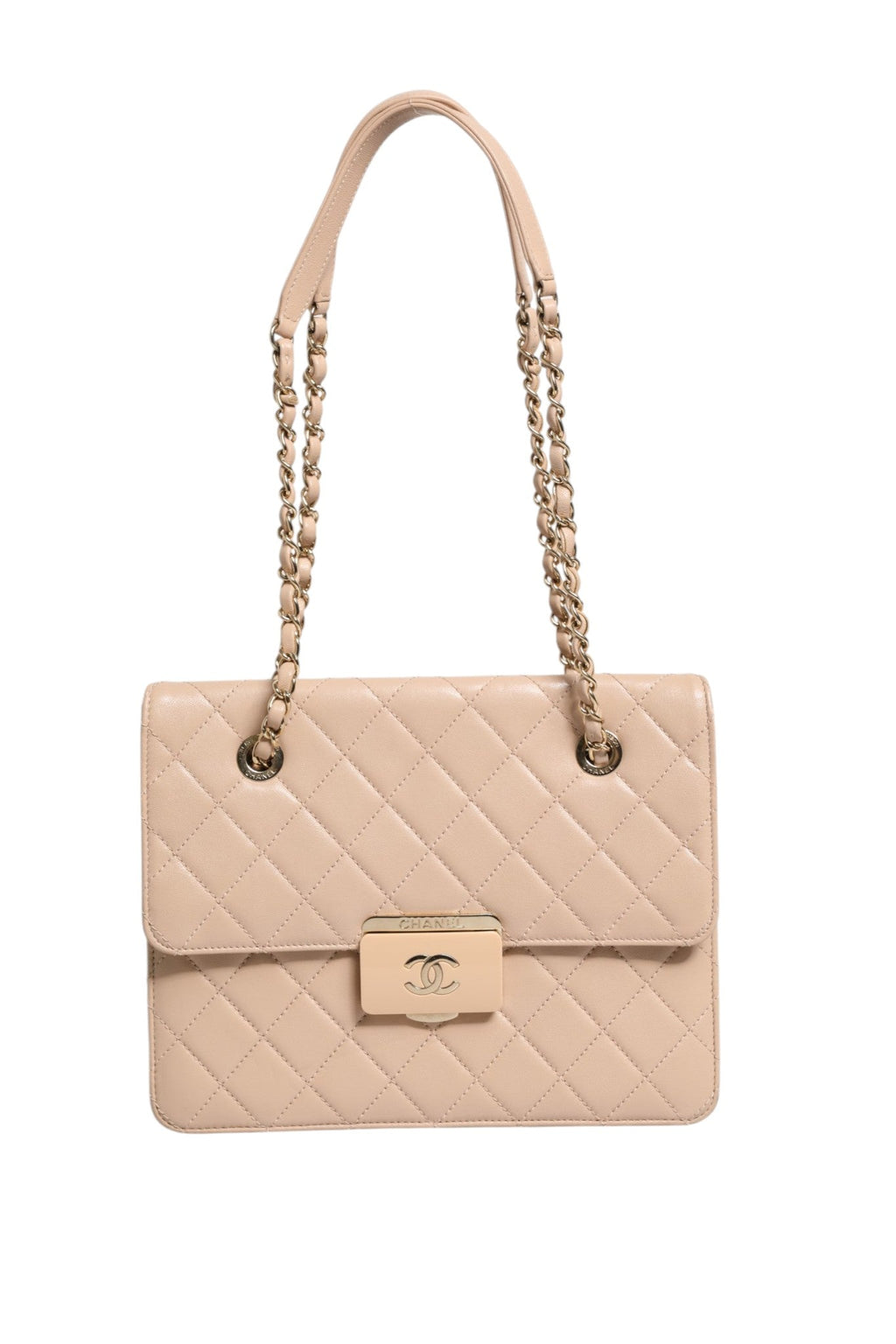 Chanel Quilted Leather Beauty Lock Flap Women's Bag ( )