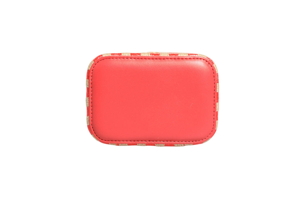 Chanel Raffia Jute Striped Mini Vanity Women's Case ( )