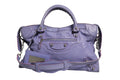 Balenciaga Purple Leather City Bag With Women's Hardware ( )
