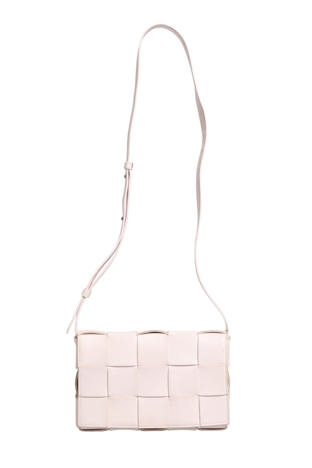 Bottega Veneta Pink Intrecciato Cassette Shoulder Women's Bag ( )