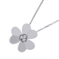 Van Cleef & Arpels Frivole Pendant Large Model Size LargeVCARD25300 18K White Gold