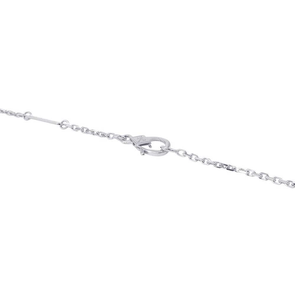 Van Cleef & Arpels Frivole Pendant Large Model Size LargeVCARD25300 18K White Gold