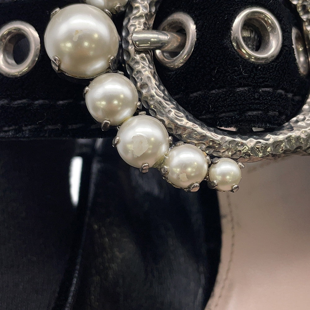 MIUMIU Pumps Black suede Size 37