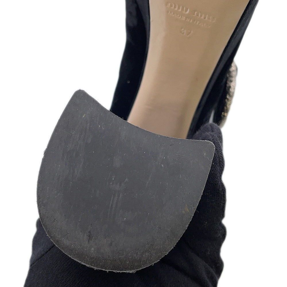 MIUMIU Pumps Black suede Size 37