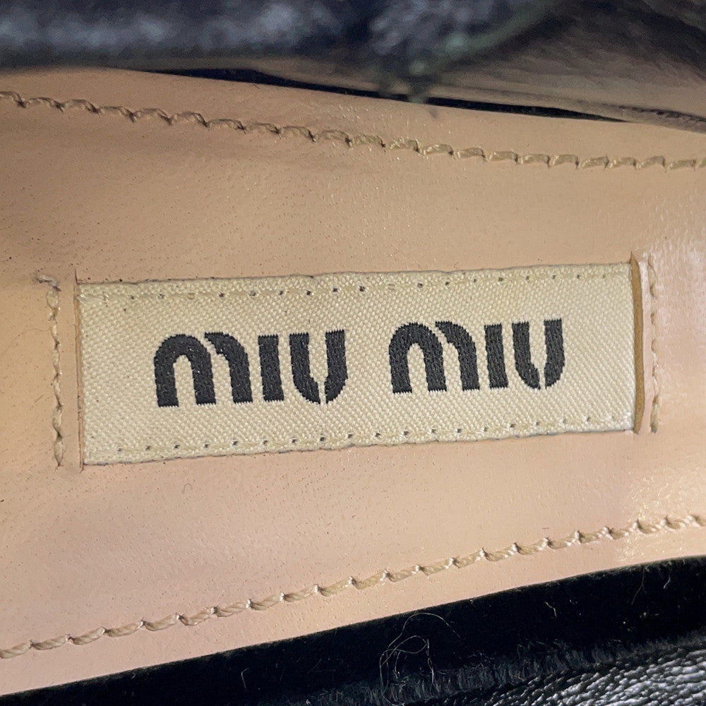MIUMIU Pumps Black suede Size 37