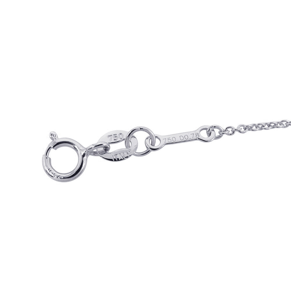 TIFFANY&Co. Diamond Long Necklace 18K White Gold