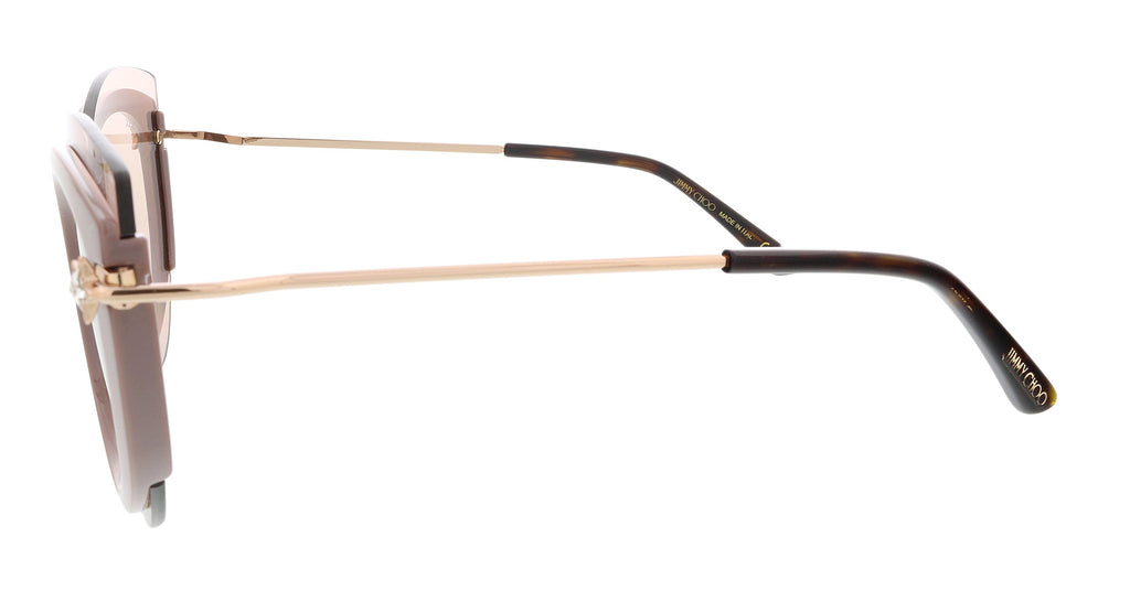 JIMMY CHOO Beige Cateye CLEAGS 0FWM K1 Sunglasses