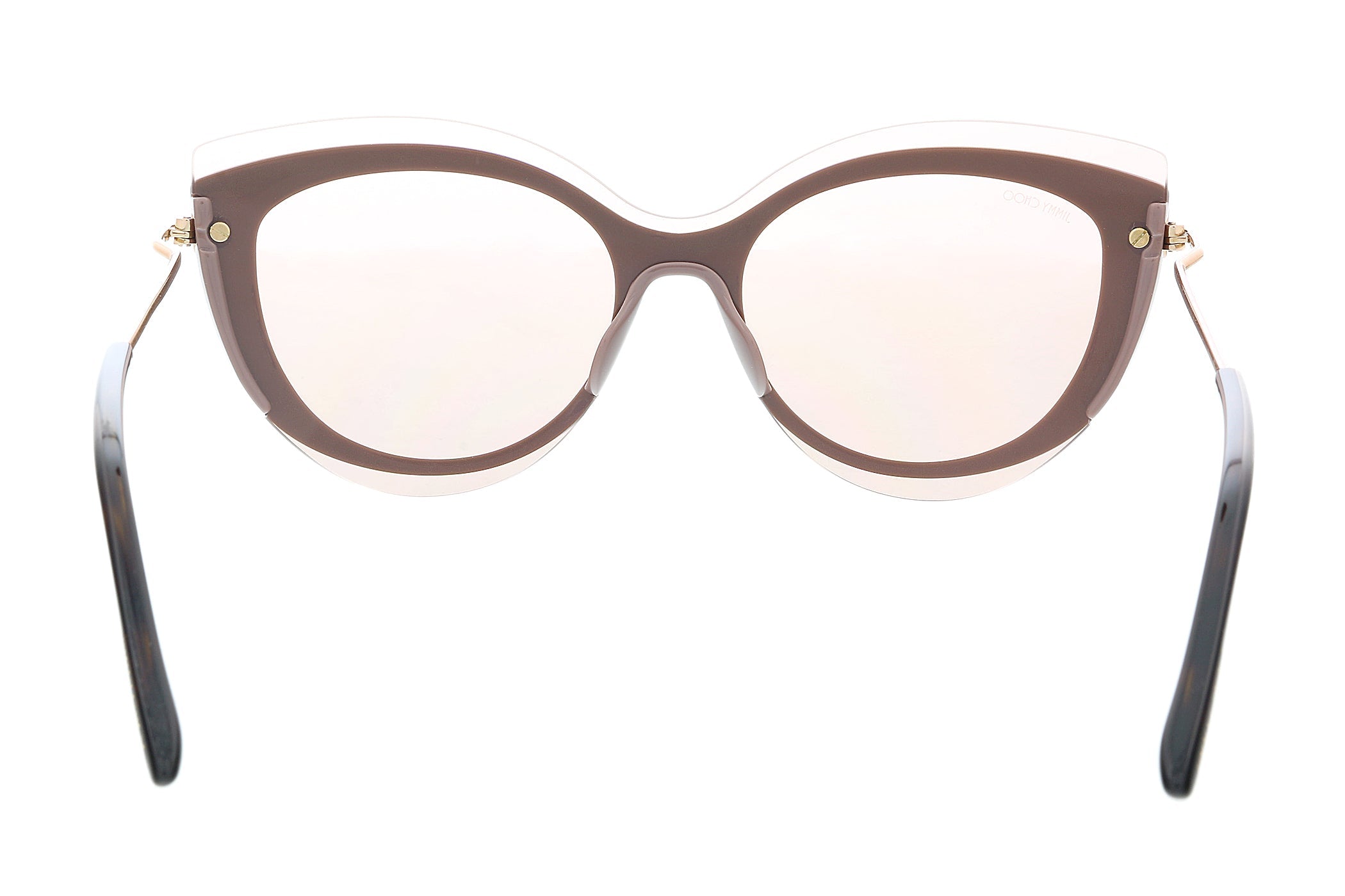 JIMMY CHOO Beige Cateye CLEAGS 0FWM K1 Sunglasses