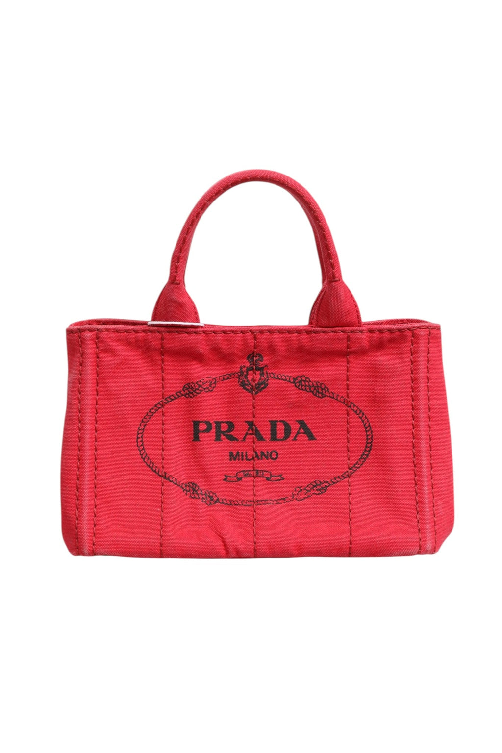 Prada Canapa Mini Canvas Women's Tote ( )