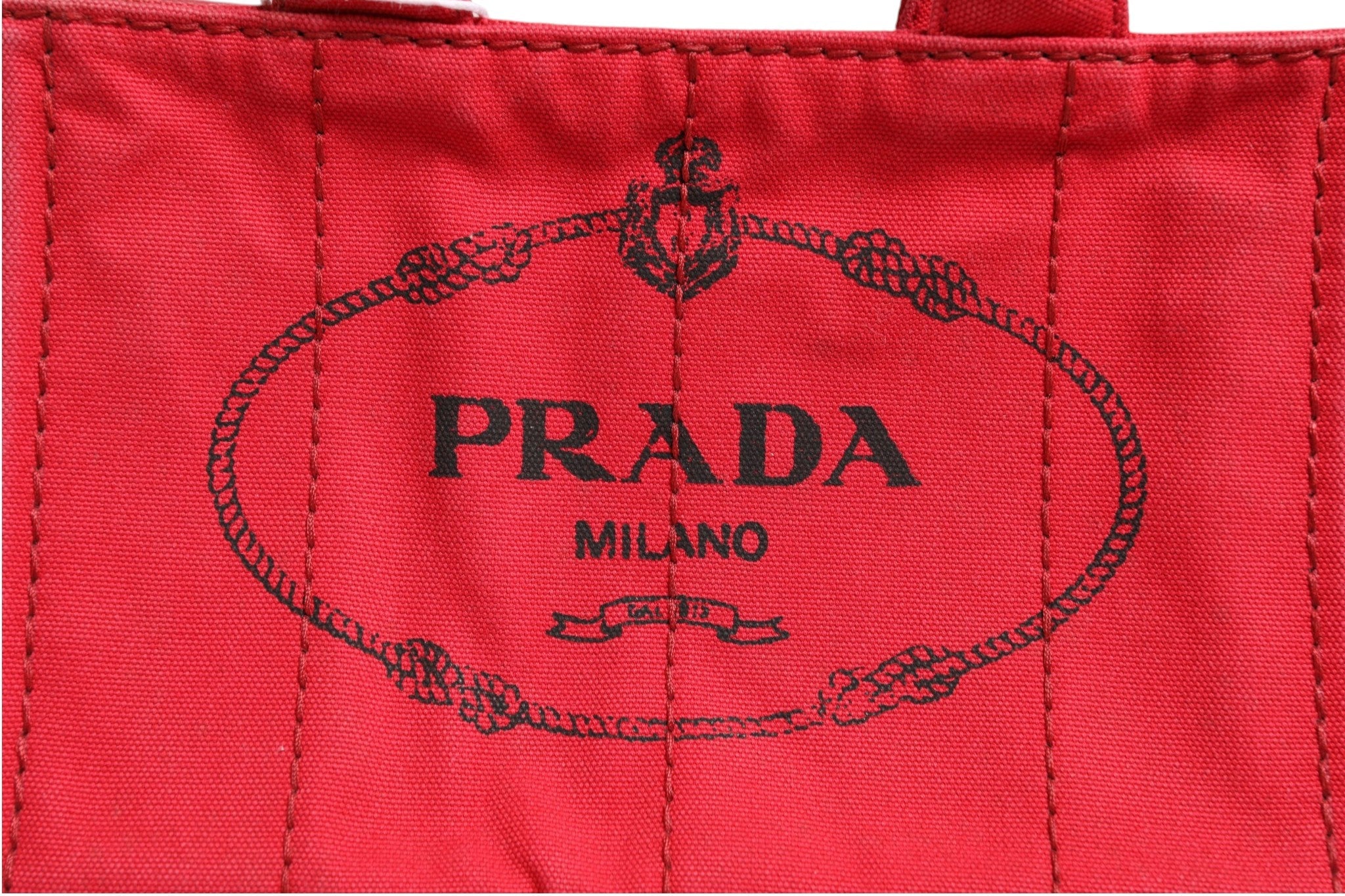 Prada Canapa Mini Canvas Women's Tote ( )