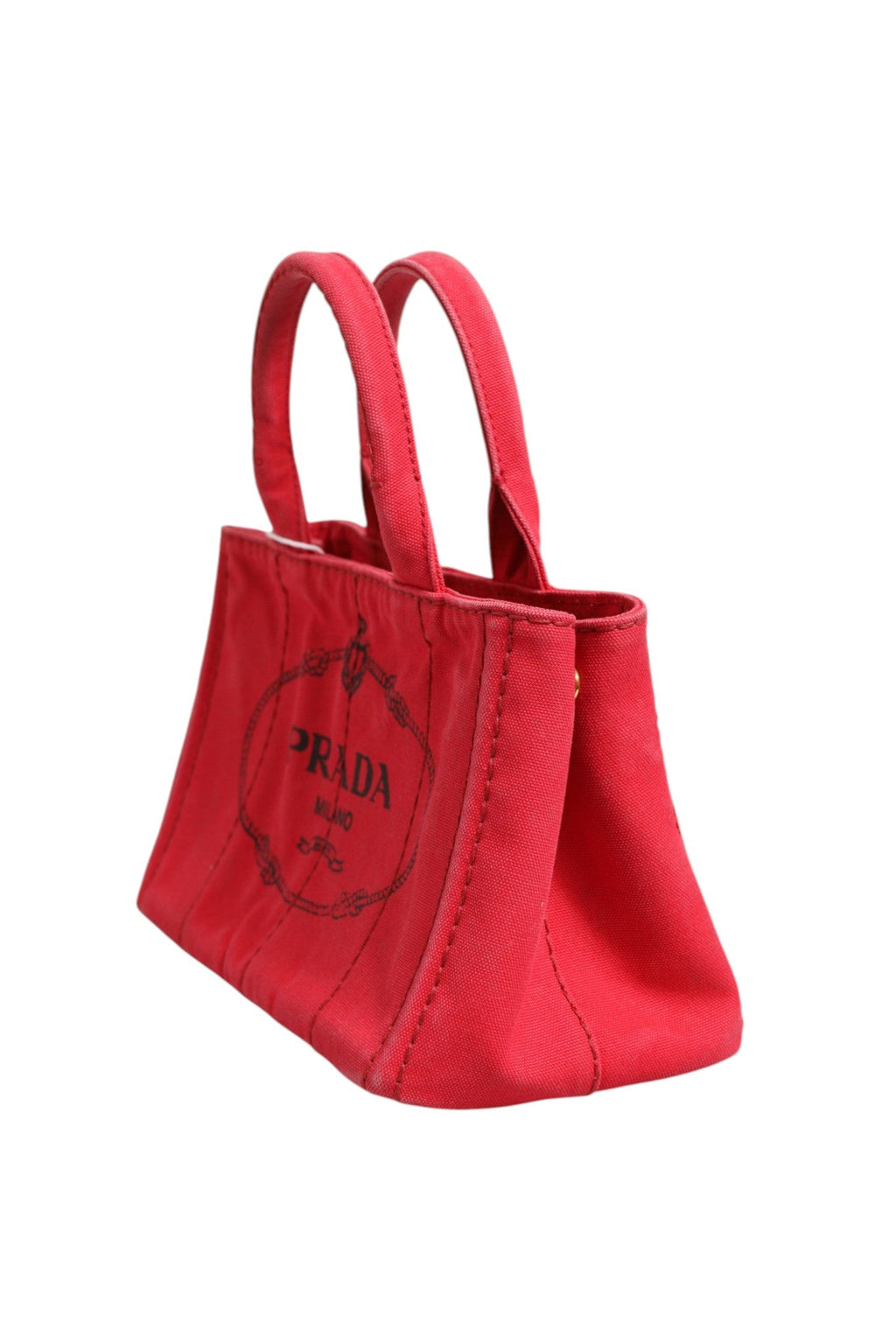 Prada Canapa Mini Canvas Women's Tote ( )