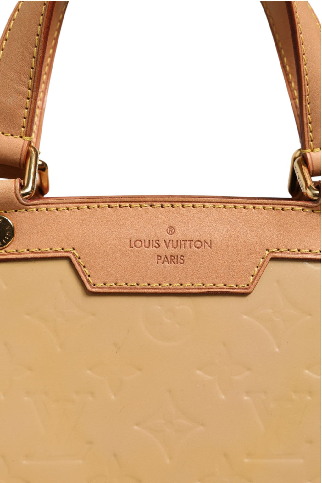 Louis Vuitton Monogram Vernis Brea MM Beige Women's Poudre ( )