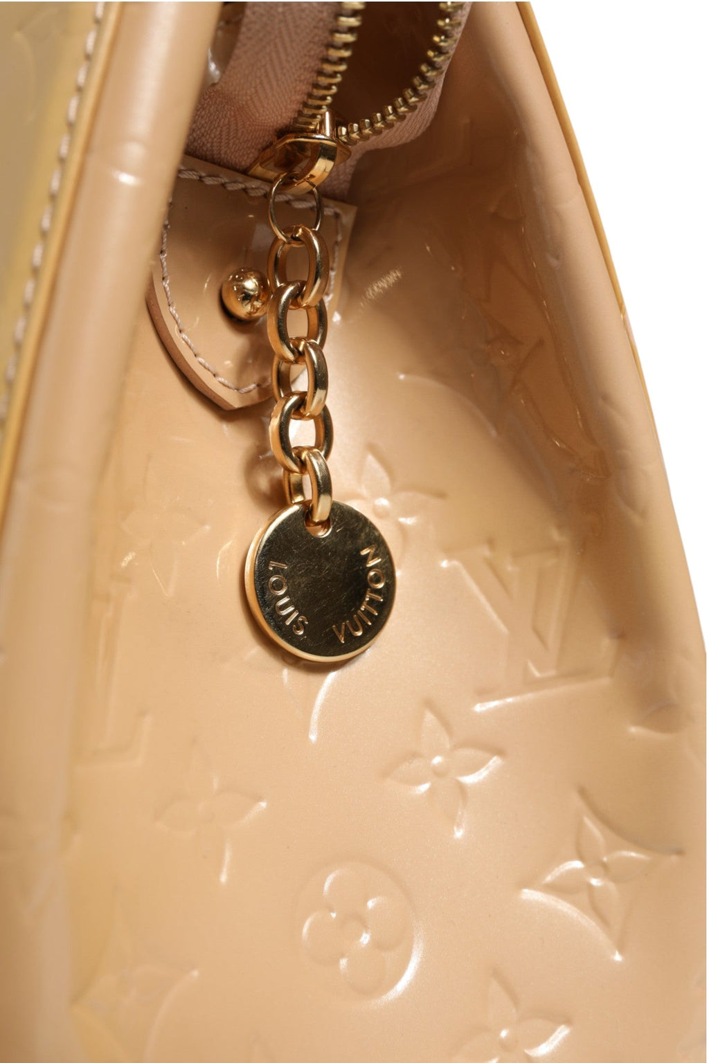 Louis Vuitton Monogram Vernis Brea MM Beige Women's Poudre ( )