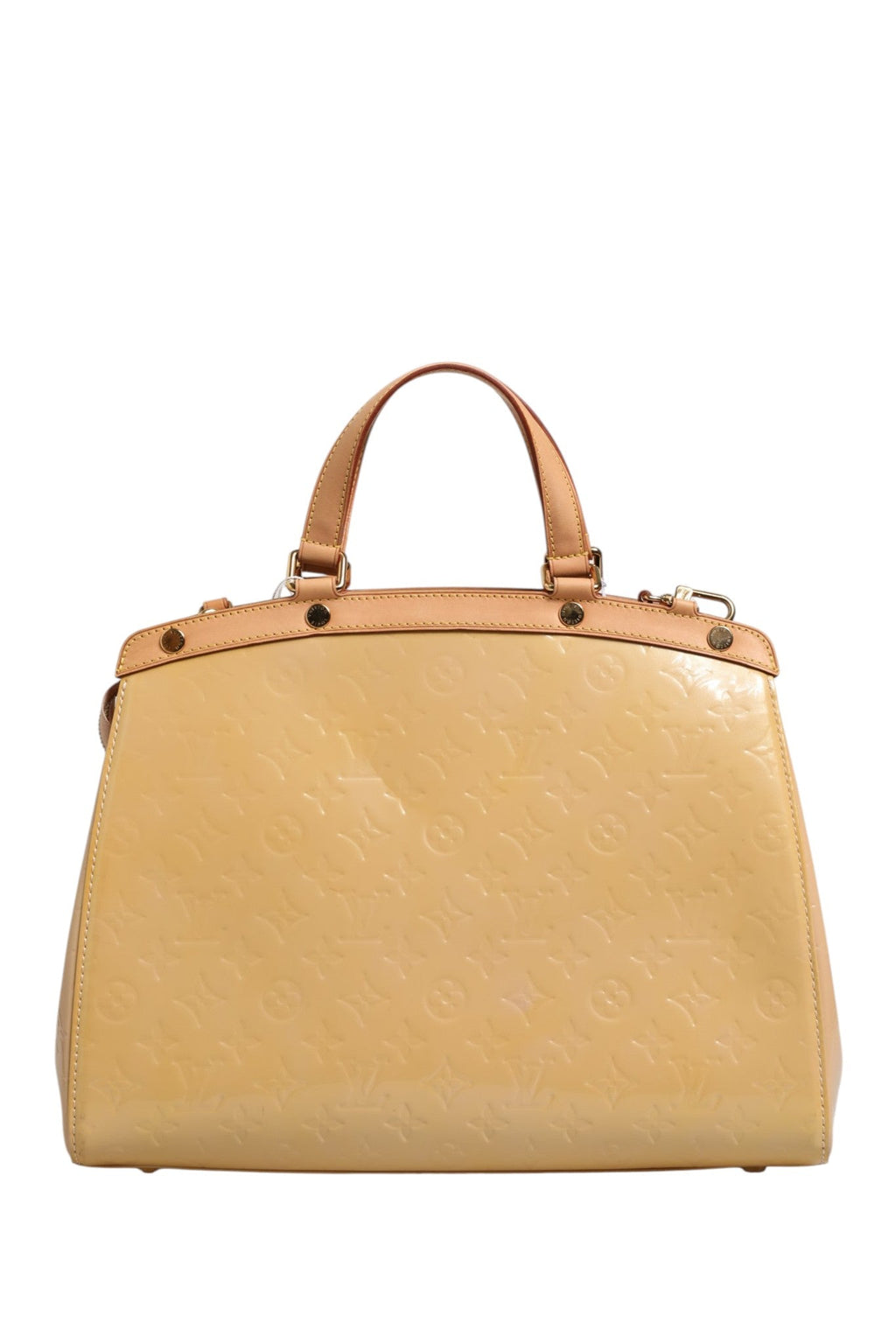 Louis Vuitton Monogram Vernis Brea MM Beige Women's Poudre ( )