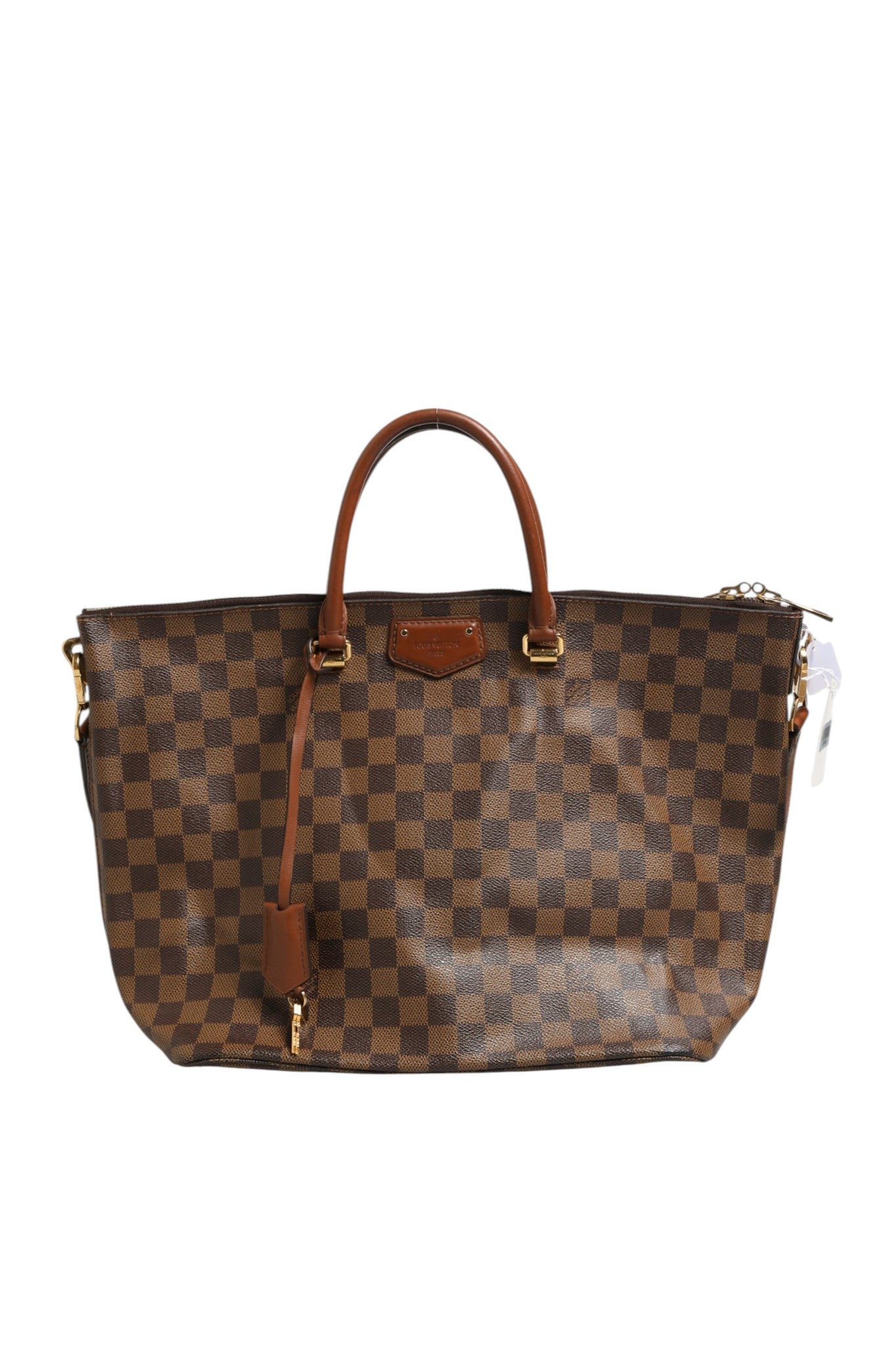 Louis Vuitton Damier Ebene Belmont Tote Women's Bag ( )