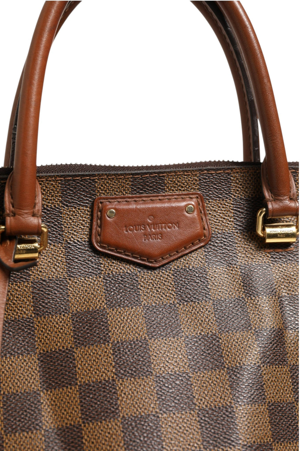 Louis Vuitton Damier Ebene Belmont Tote Women's Bag ( )