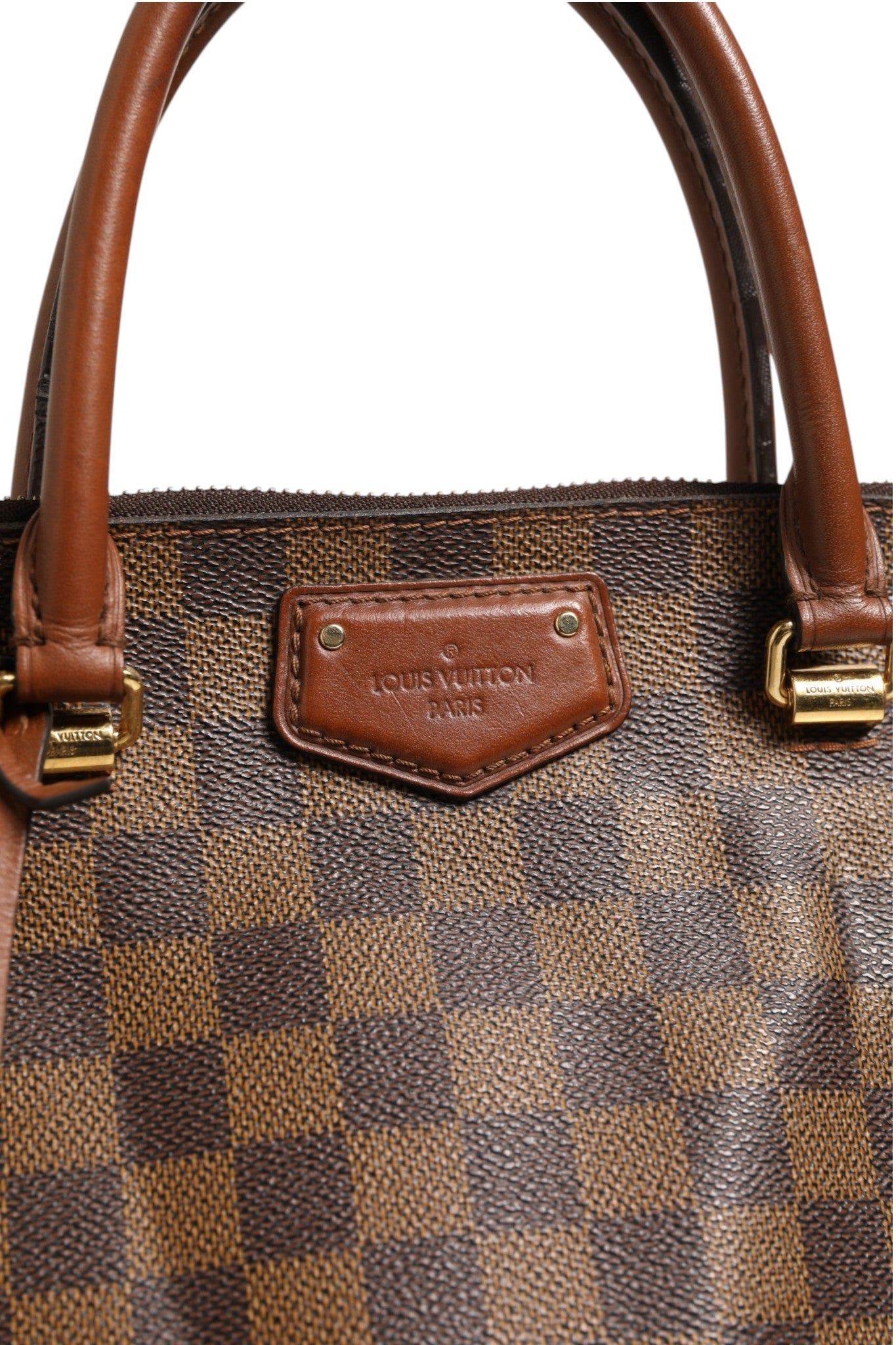 Louis Vuitton Damier Ebene Belmont Tote Women's Bag ( )