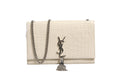 Saint Laurent Kate Tassel Small Croc-Embossed Women's Leather ( )