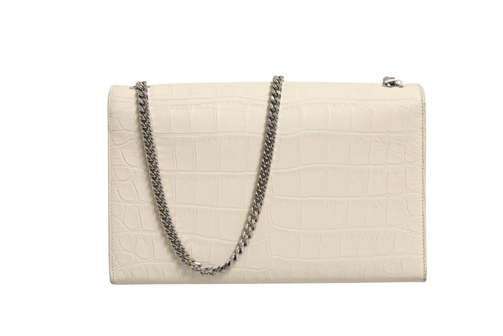 Saint Laurent Kate Tassel Small Croc-Embossed Women's Leather ( )