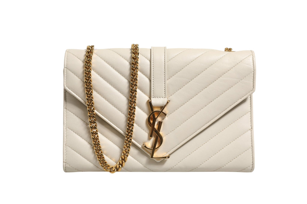 Saint Laurent Envelope Triquilt Medium YSL Shoulder Women's Bag ( )