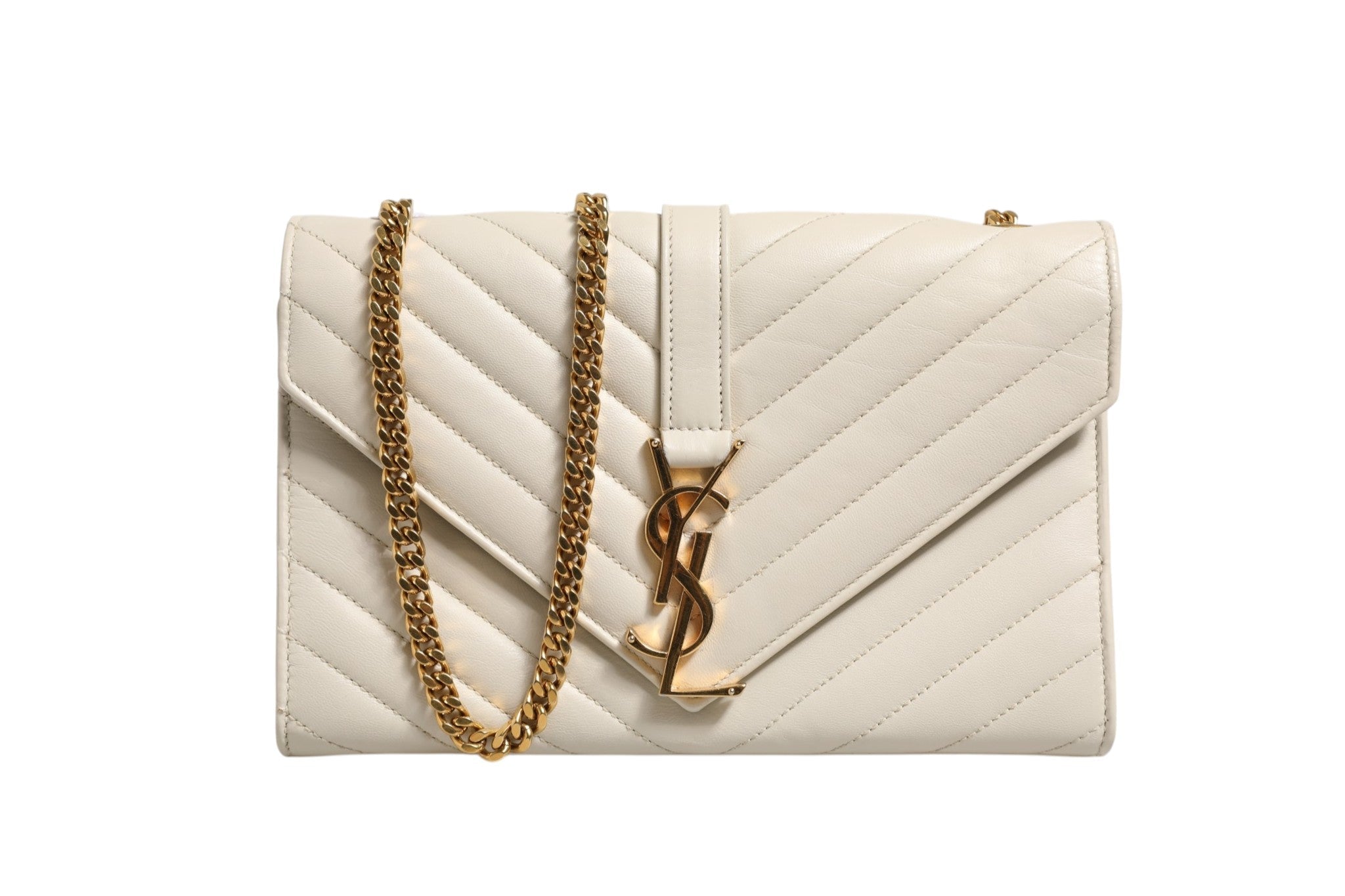 Saint Laurent Envelope Triquilt Medium YSL Shoulder Women's Bag ( )