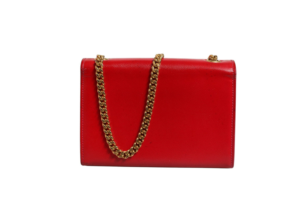 Saint Laurent Kate Red Leather Crossbody Women's Bag ( )